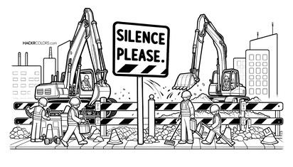 Construction Zone Quiet Time