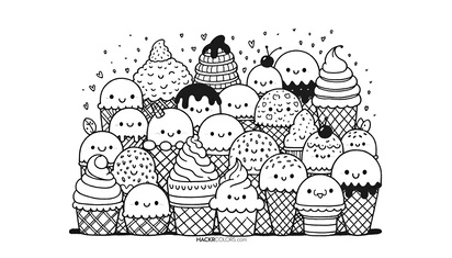 Cute Ice Creams