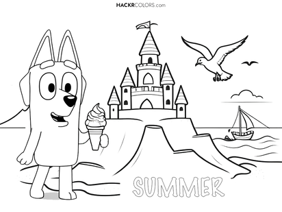 Bluey's Beach Castle
