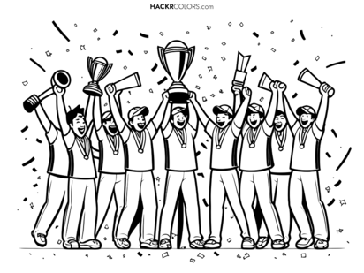 Feest van het Cricketteam