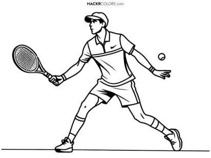 Serveer op de Franse Open