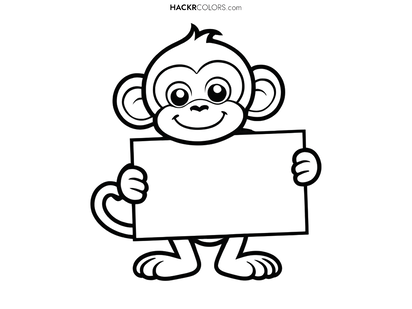 Monkey's Funny Sign