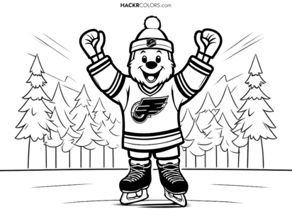 NHL Mascotte Juichen