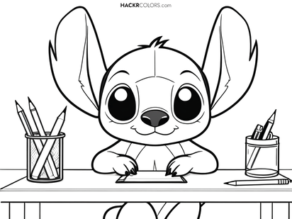 Stitch's School Day