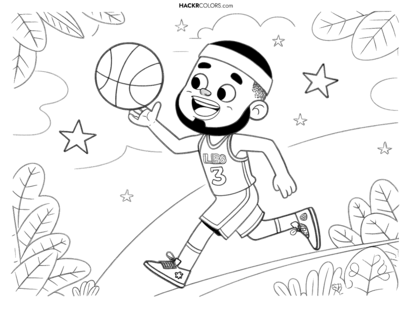 LeBron James Coloring Fun