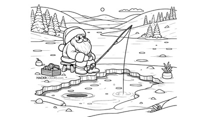 De Kerstman Gaat Vissen
