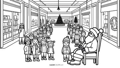 Een Bezoek aan de Grot van de Kerstman