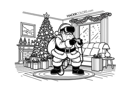 De Virtuele Avonturen van de Kerstman