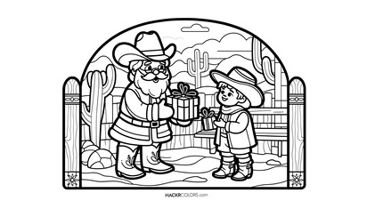 Kerstman's Wilde Westen Vakantie