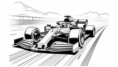 Razendsnelle Formule 1 Racer