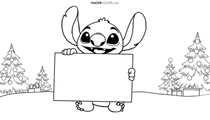 Create Your Christmas Wish List with Stitch!
