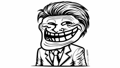 Trollface Meme Coloring Page